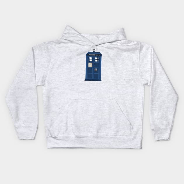 Accessible TARDIS Kids Hoodie by RollingMort91